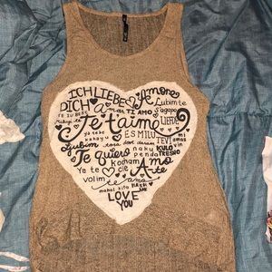 Diff ways to say I love you shirt